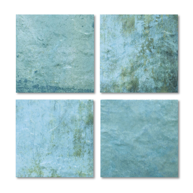 KEYSTONE TURQUOISE BRILLO   15 X 15