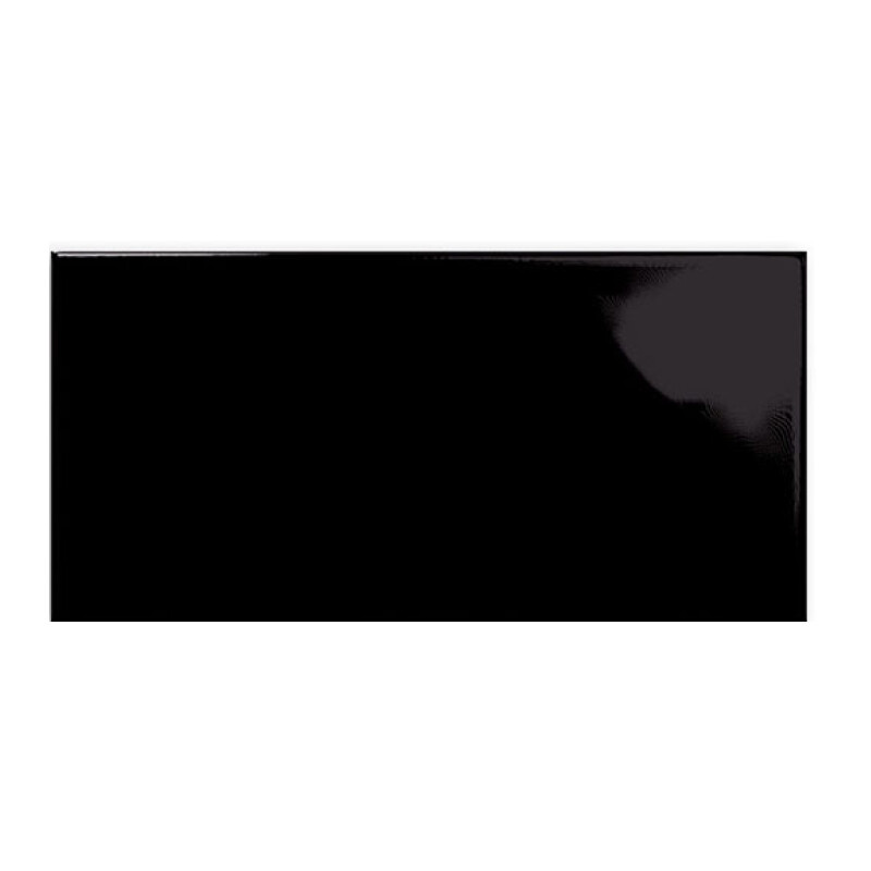 NEGRO LISO BRILLO  10 X 20