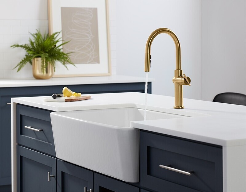 GRIFO COCINA CRUE VIBRANT BRUSHED MODERNE BRASS K