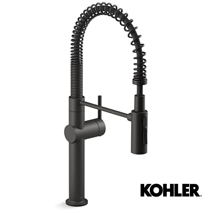 GRIFO COCINA CRUE 1 COM SEMI PRO NEGRO   K