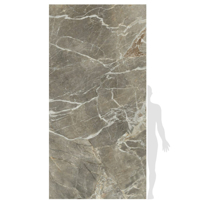 PORCELANATO ENNA BROWN PULIDO PLANCHA  2.40 X 1.20