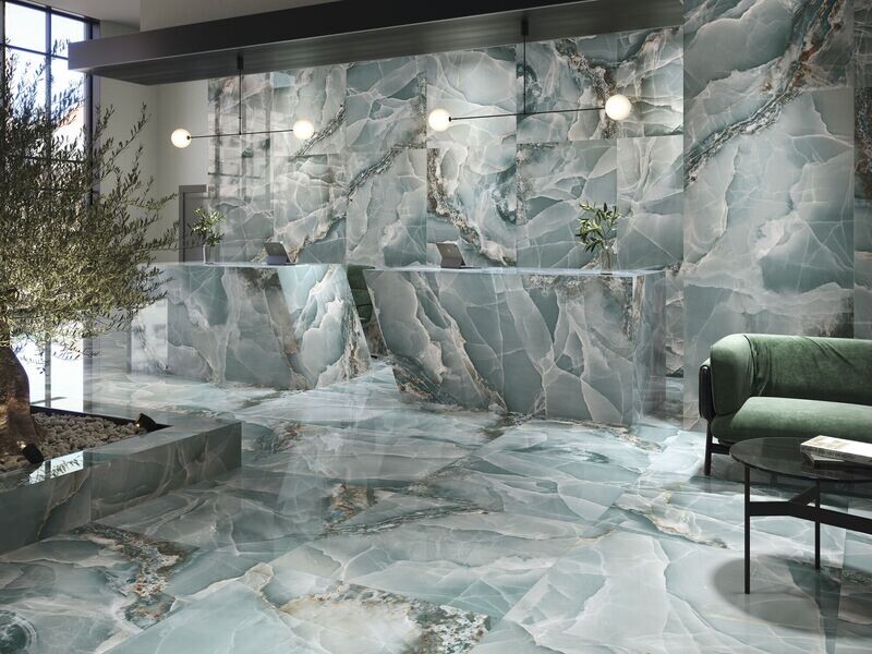ONYX TURQUOISE PULIDO 120 X 260