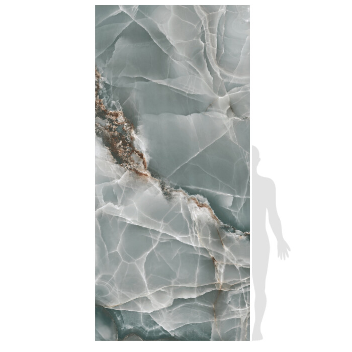 ONYX TURQUOISE PULIDO   120 X 260