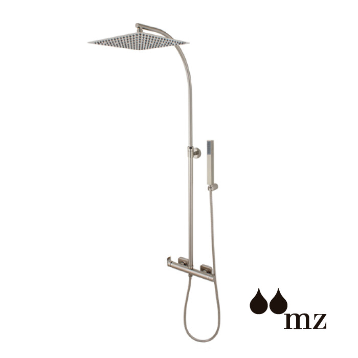 COLUMNA DUCHA EXTERNA ARA NIQUEL SATINADO   MZ