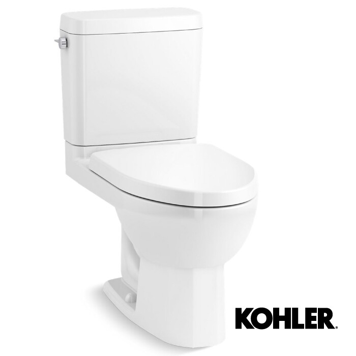 INODORO REACH 2 PZAS SIFON EXPUESTO BLANCO   KOH