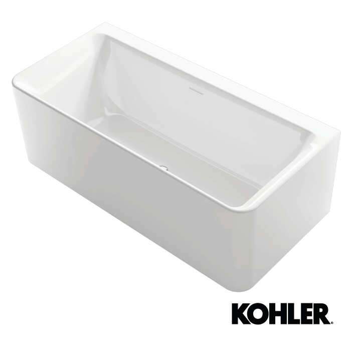 ARTESA FREESTANDING UNWIND RECTANGULAR 67&quot; BLANCA   S