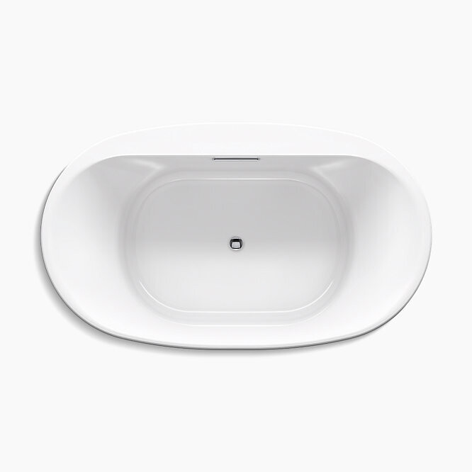 ARTESA UNDERSCORE OVALADA DROP IN 72 X 42 SIN DRENAJE BLANCA K