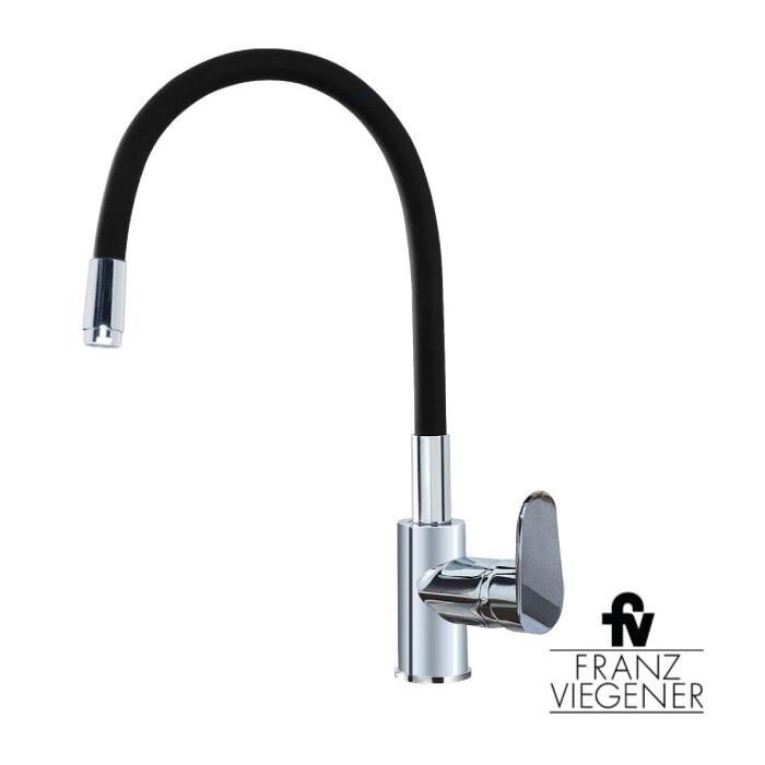 GRIFO COCINA 1 COM COLORFLEX NEGRO   FV