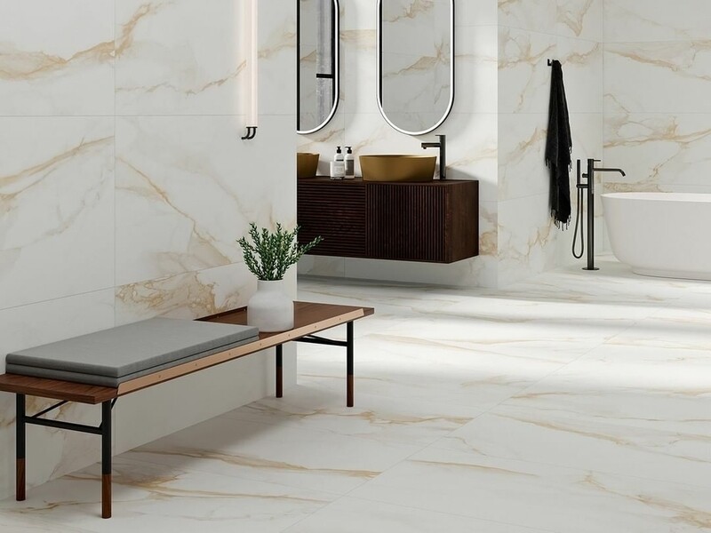 PORCELANATO CAMILE GOLD PULIDO 60 X 120