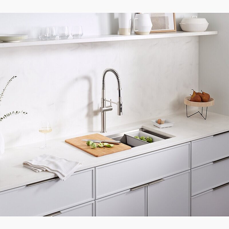 LAVATRAST TASK 1 FOS UNDER 33" ACERO INOX K