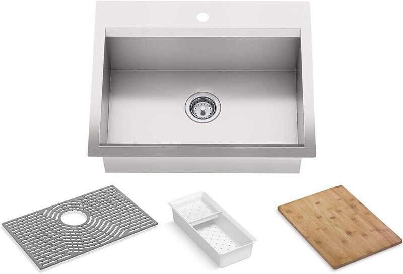 LAVATRAST TASK 1 FOS UNDER 27" ACERO INOX K