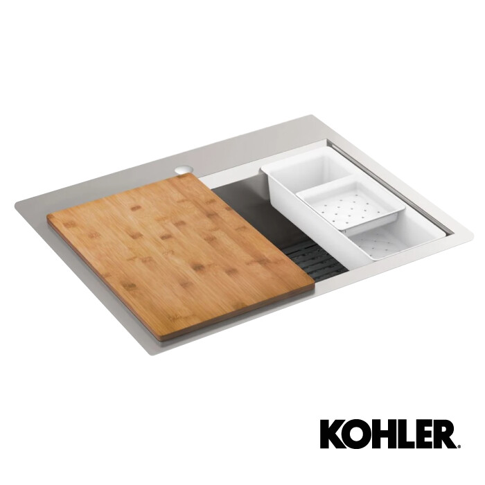 LAVATRAST TASK 1 FOS UNDER 27" ACERO INOX  K