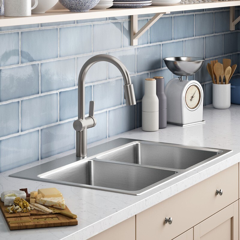 LAVATRAST 2 FOS UNDER PROLOGUE ACERO INOX K