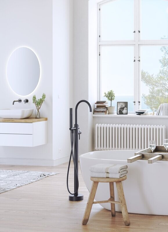 GRIFO ARTESA FREESTADING MINIMA NEGRO MZ
