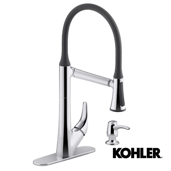 GRIFO COCINA 1 COM ARISE PULL OUT CON DISPENSADOR PLA K