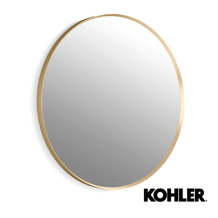 ESPEJO ESSENTIAL REDONDO 28&quot; MODERNE BRUSHED GOLD K