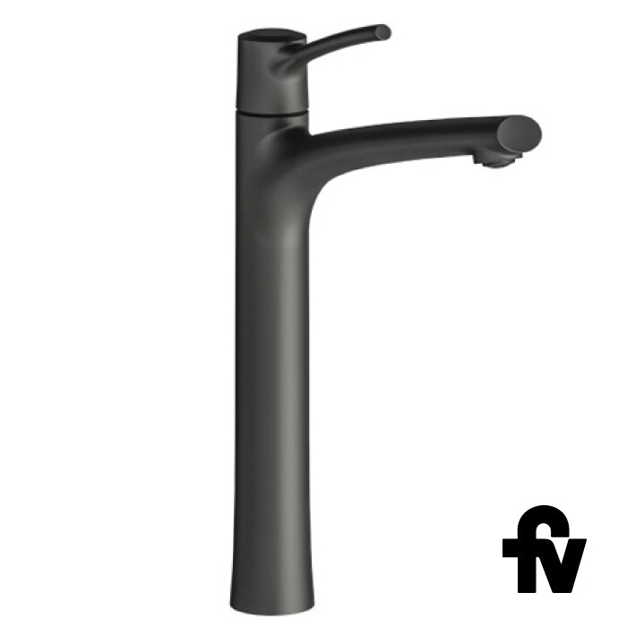 GRIFO LAVAMANOS CAÑO ALTO 1 COM SUCHE NEGRO FV