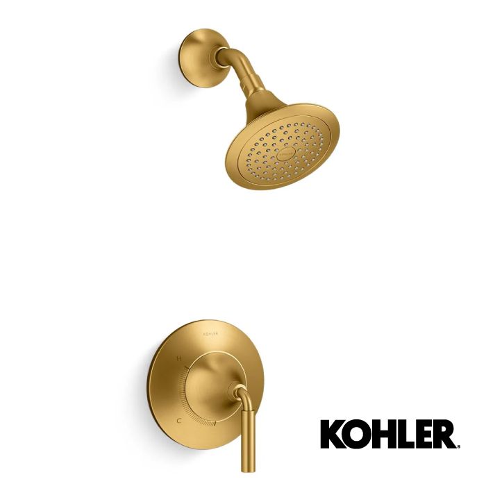 GRIFO DUCHA TONE 1 COM VIBRANT BRUSHED MODERNE BRASS K