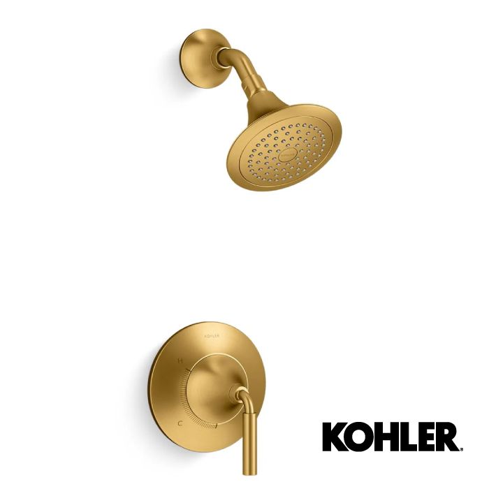 GRIFO DUCHA TONE 1 COM VIBRANT BRUSHED MODERNE BRASS   K