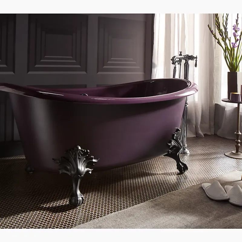 ARTESA FREESTANDING ARTIFACTS COLOR BLACK PLUM 66 1/8" X 32 1/2"