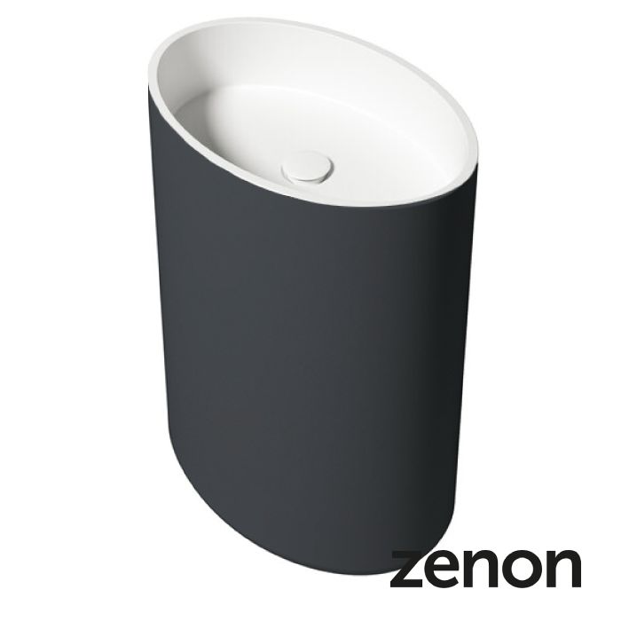 LAVAM FREESTANDING ELIPSE EXT ANTRACITA ZENON   60 X 42