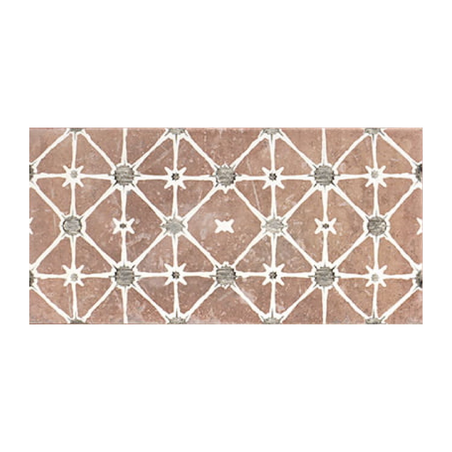 PORCELANATO DECOR ARGILE ROSE   15 X 30