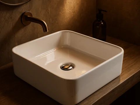 LAVAMANOS VOX LITE CUADRADO VESSEL BLANCO K