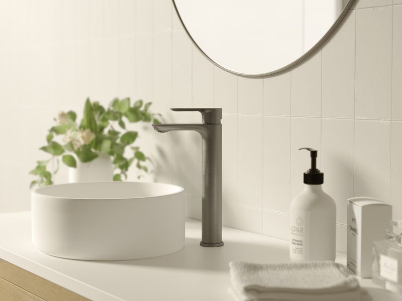 GRIFO LAVAM CAÑO ALTO 1 COM COTY GUNMETAL FV