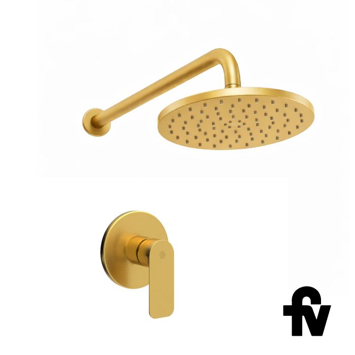 GRIFO DUCHA 1 COM COTY ORO PULIDO  FV