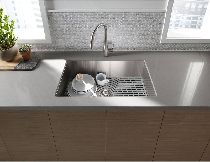 LAVATRAST LUDINGTON 1 FOS LARGO ACERO INOX K