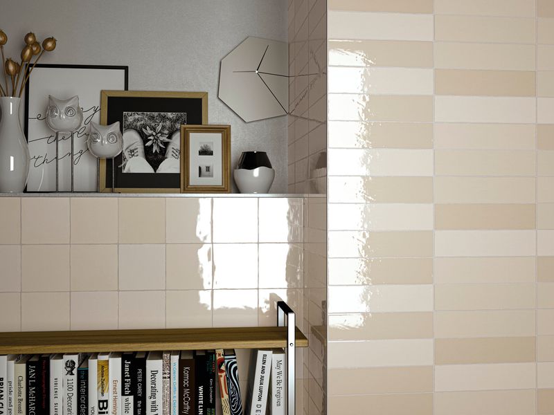 MOOS IVORY BRILLO AZULEJO 13 X 13