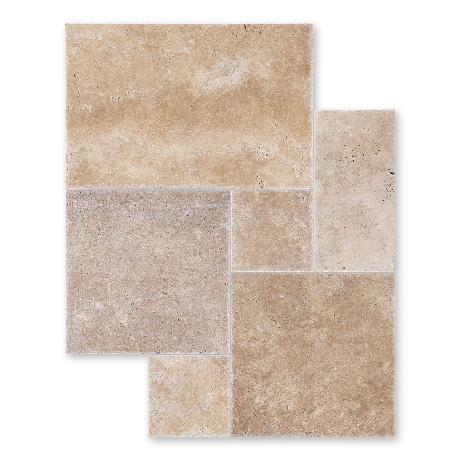 TRAVERTINO NOCE BRUSHED 1.5 SET