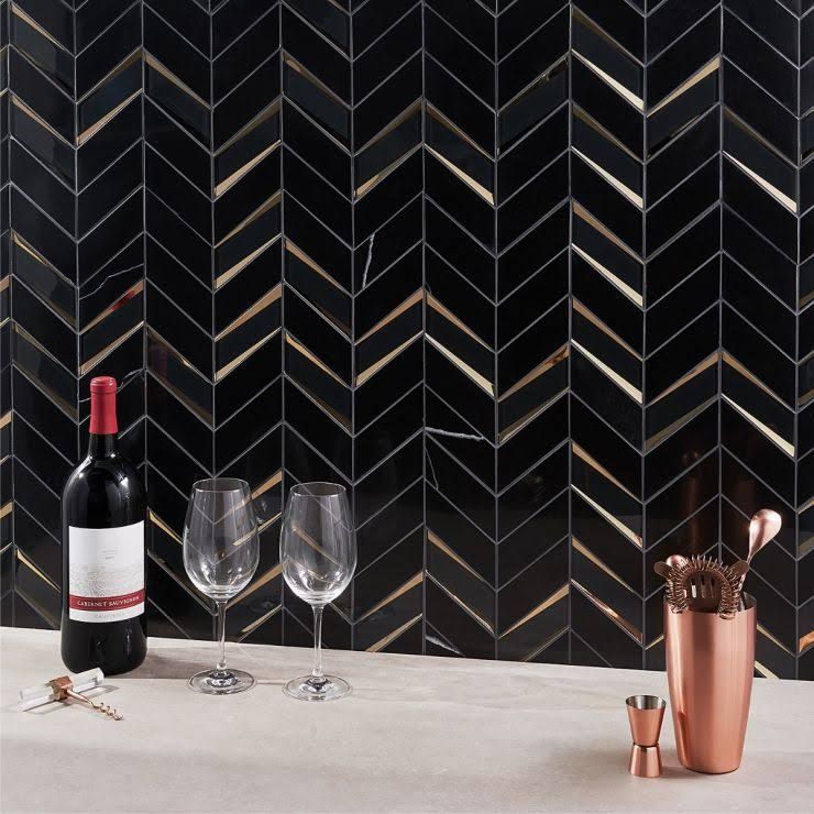 HENG MALLA BEVEL GLASS MOSAIC HMB105 27.5 X 34
