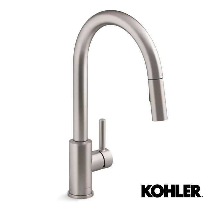 GRIFO COCINA TRAVERSE 1 COM CHORRO/SUBE VIBRANT STAINLESS K GRIFO COCINA TRAVERSE 1 COM CHORRO/SUBE VIBRANT STAINLESS K