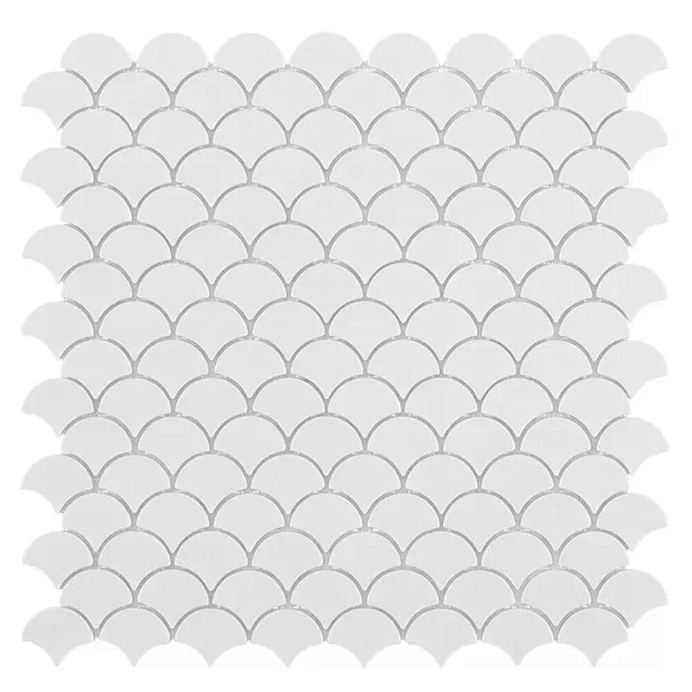 MOSAICO NORDIC WHITE MATE 6106 MALLA   36 X 29   VID
