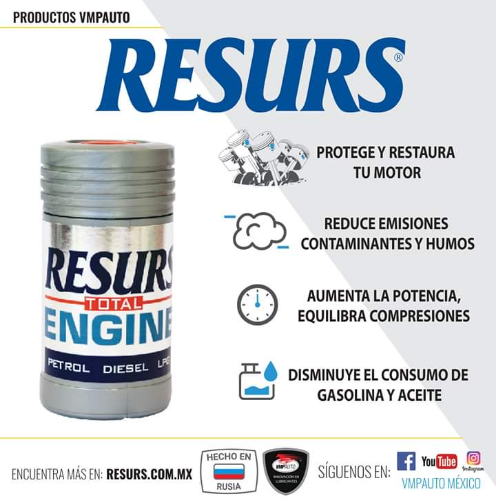 RESURS TOTAL ENGINE DE 50 GRAMOS.
