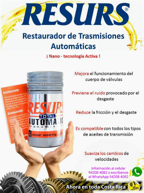 RESURS TOTAL AT. DE 50 GRAMOS PARA CAJAS AUTOMÁTICAS.