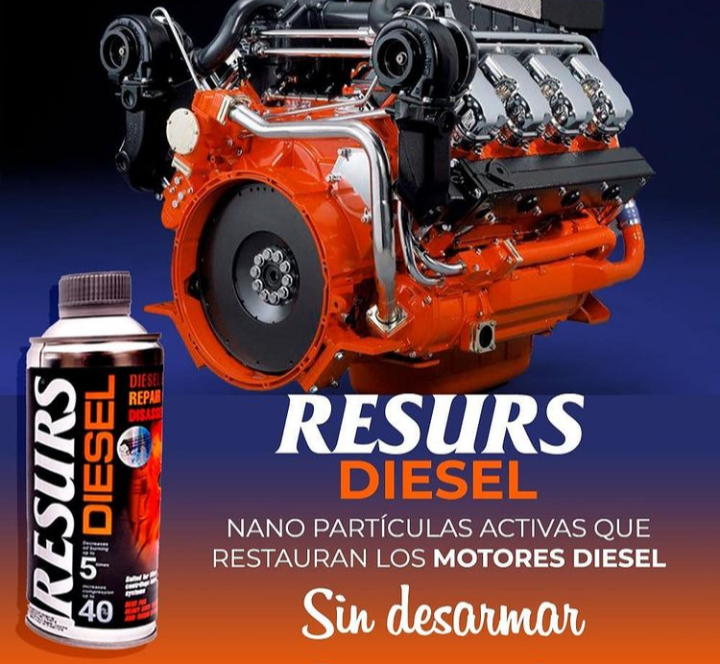 RESURS TOTAL ENGINE DIÉSEL DE 350 GRAMOS.