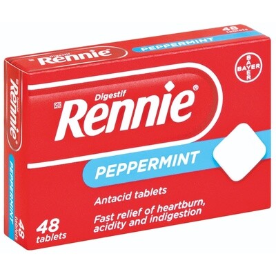 Rennies Peppermint 48's