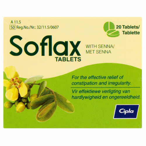 Soflax tablets 20&#39;s