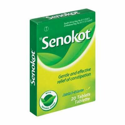 Senokot tablets 20&#39;s