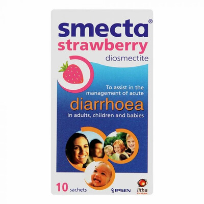 Smecta Strawberry sachets 10's