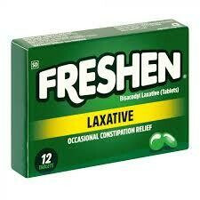 Freshen laxative tablets 12&#39;s
