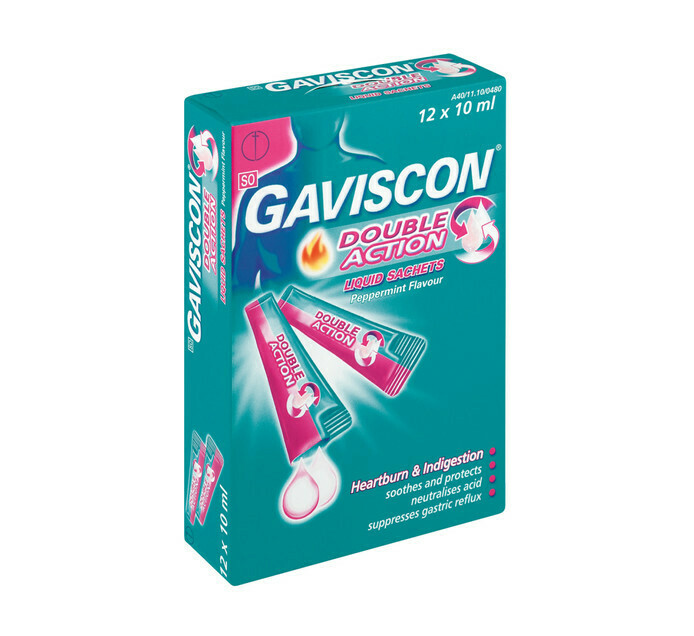 Gaviscon Double Action Mint sachets 12&#39;s