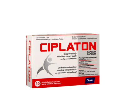 Ciplaton capsules 30's