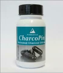 Pinnacle Charcopin 250mg capsules 100s