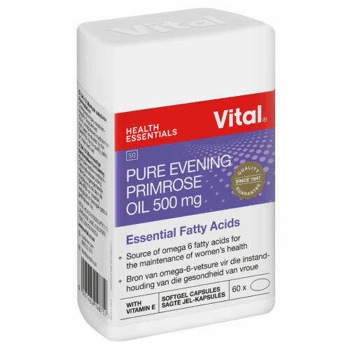 Vital Evening Primrose oil 500mg softgel capsules 60&#39;s