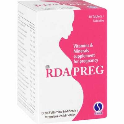 RDA Preg tablets 30&#39;s
