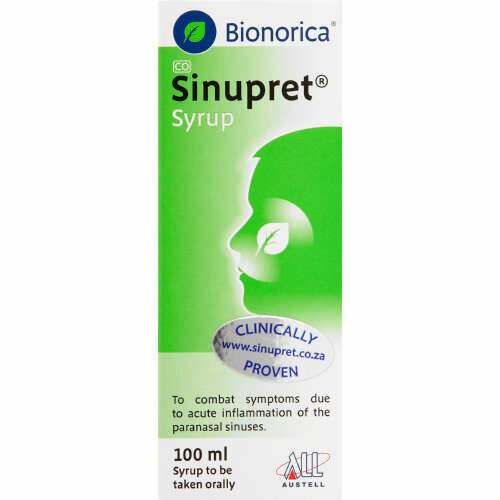 Sinupret (Bionorica) tablets/syrup, Type: Sinupret Syrup 100ml