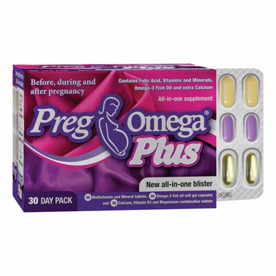 Pregomega Plus capsules 30&#39;s
